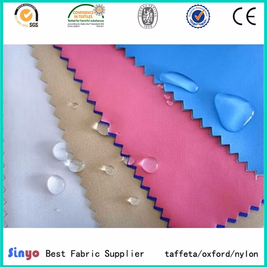 Tecido têxtil Oxford 420d com revestimento de poliuretano para vestidos/bolsas